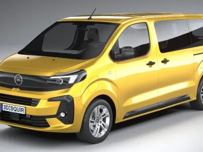 Opel Vivaro L2 Passenger 2024 3D model