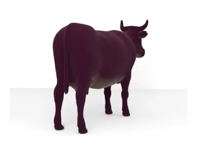 Cow full body Low-poly 3D model