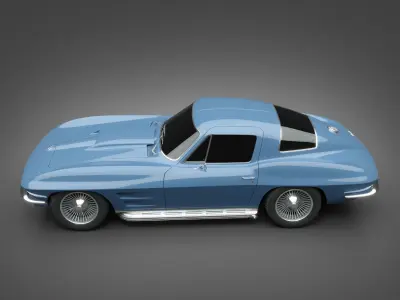1966 Chevrolet Corvette 3D model