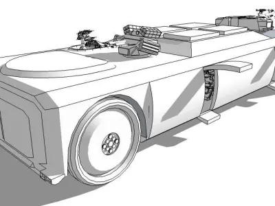 CV72BR - Combat Vehicle Free 3D print model