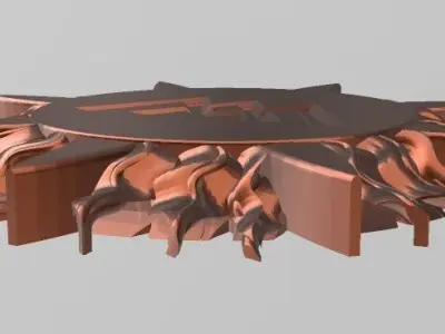 Ornament 1 cnc design wood 3D model