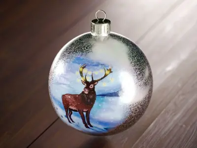 Illustrated Christmas Toys 3D model
