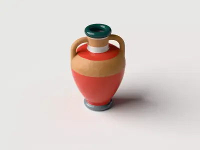 Ikiperu Vase 3D model