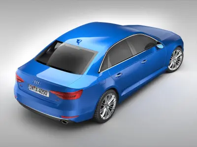 Audi A4 2016 3D model