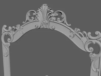 bed High quality 3d models for processing on a cnc machine 3D model