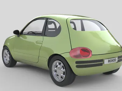Generic Compact Car 1995 3D model
