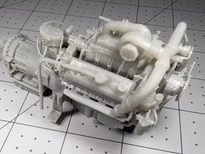 Detroit Diesel Free 3D print model