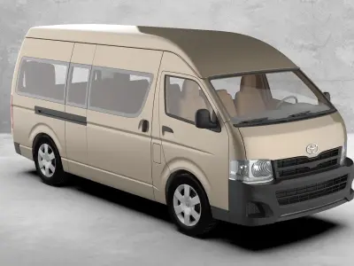 toyota-hiace-2019 3D model