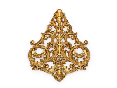 carved classic decorative ornament cnc 3d printing stl 58 3D model