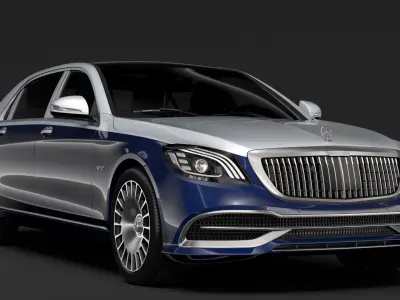 Mercedes Maybach S 650 X222 2019 3D model