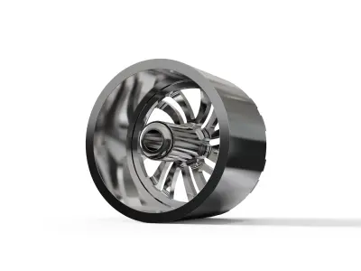 forgiato Canale-ECL concave wheel 3D print model