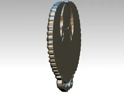 Scarab relief artifact 3D print model