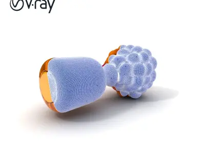 Wooden Maracas Musical Instrument D Model Pack Low-poly 3D model