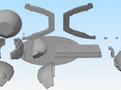 Matrix of Leadership G1 with engraved base  for 3d printing 3D print model