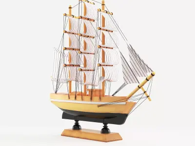 Decor Sailing Ship 3D model