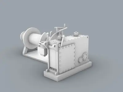 Front Anchor Winch PM 3D print model