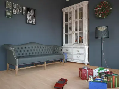 Interior Sofa 29 - For CNC and Interior 3D model