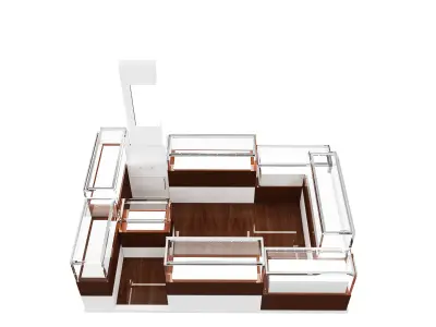 Booth Exhibition Stand a32 3D model