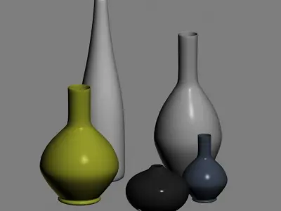 vase 33 3D model purchase