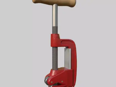 Pipe Wheel Cutter Low-poly 3D model
