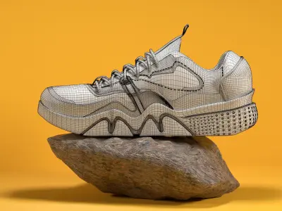 shoes - K-Swiss 3D model