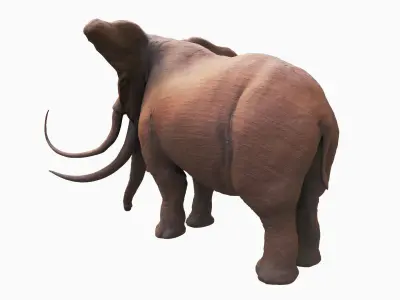 elephant mammoth creature 3d model 3D model