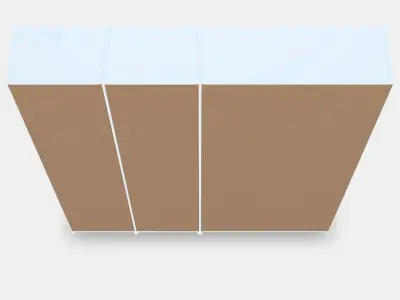 PAX 3 wardrobe frames 1 Low-poly 3D model