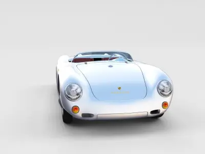 Porsche 550 Spyder rev 3D model
