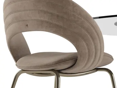 Kylo chair and table -  Visionnaire 3D model