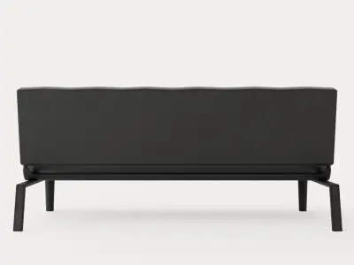 Aurora Sofa Bed Low-poly 3D model