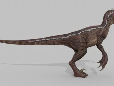Raptor Forever - 8K 3D model
