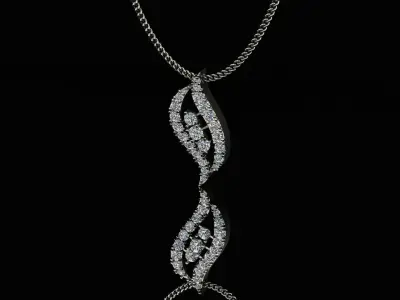  DAIMOND BEAUTIFULL PENDANT 3D print model
