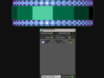 Diamond Jewelry Ring 3D print model 3D print model