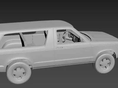 Chevrolet Blazer S10 1984 3D print model