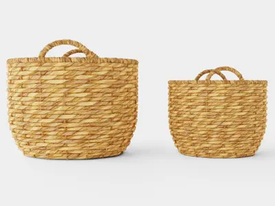 Basket Low-poly 3D model