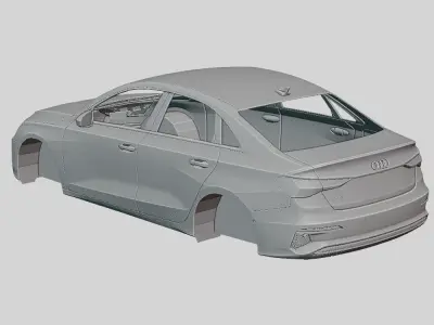 Audi A3 Sedan Premium 2020 Printable Body  3D print model