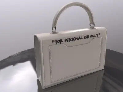 Woman Handbag Louis Vuitton Low-poly 3D model