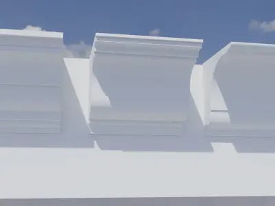 Moulding Pack Low-poly 3D model