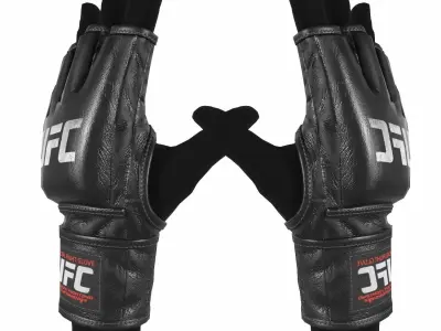 UFC Official Fight Glove Low-poly 3D model