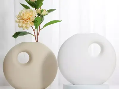 CIRCLE VASE 3D model