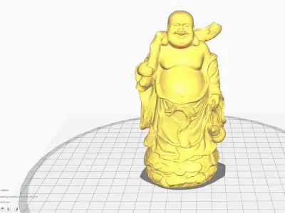 Laughing Buddha Statue for 3d print 3D print model