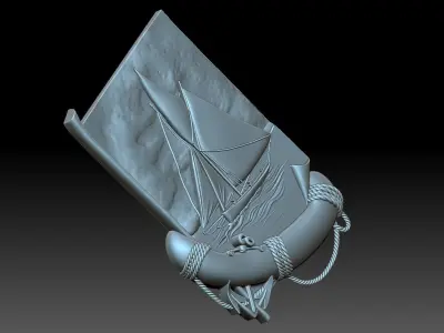 Sailboat 3D print model