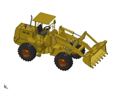 Wheel Loader 3D print model