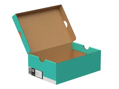 Nike Shoe Box PBR 11 Low-poly 3D model