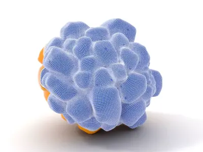 Golden Honeycomb model pack Low-poly 3D model