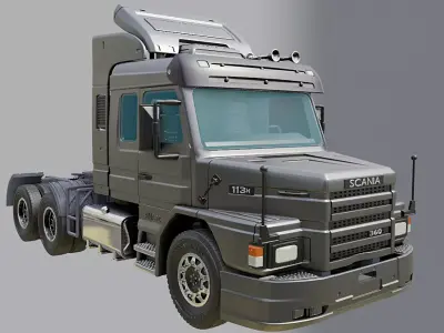 SCANIA 113H TOP LINE TRUCKED 3D print model