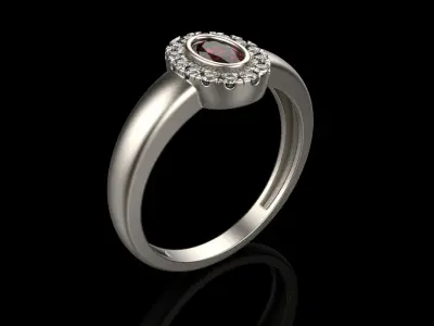 Halo ring model 691 3D print model