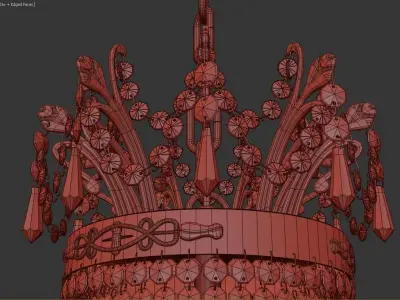 Chandelier Lodi E 1718200 G  3D model