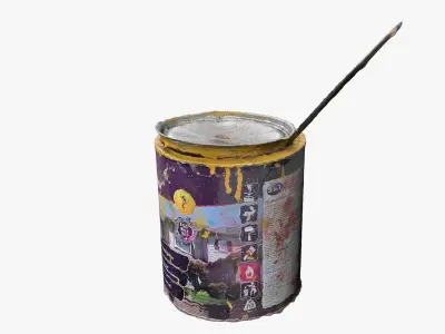 Paint Can 3D model