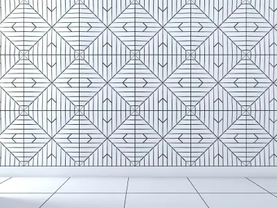 3d wall panel Low-poly 3D model shop
